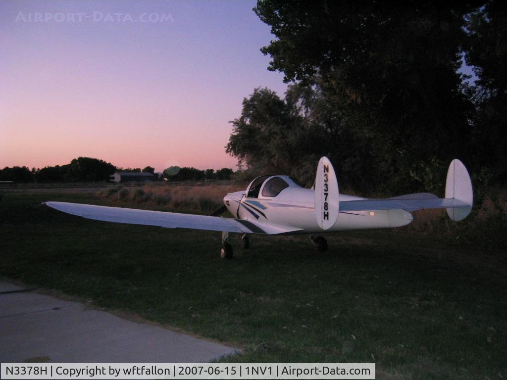 N3378H, 1946 Erco 415D Ercoupe C/N 4003, Sunrise at Fallon Southwest Airpark