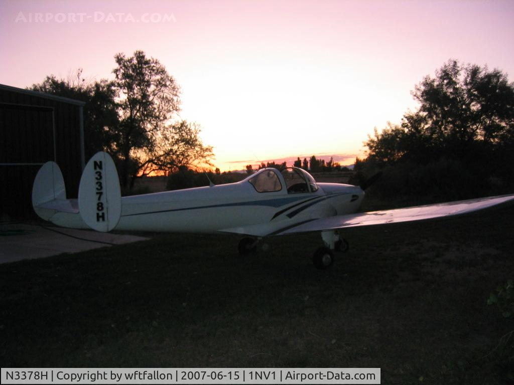 N3378H, 1946 Erco 415D Ercoupe C/N 4003, Sunrise at Fallon Southwest Airpark