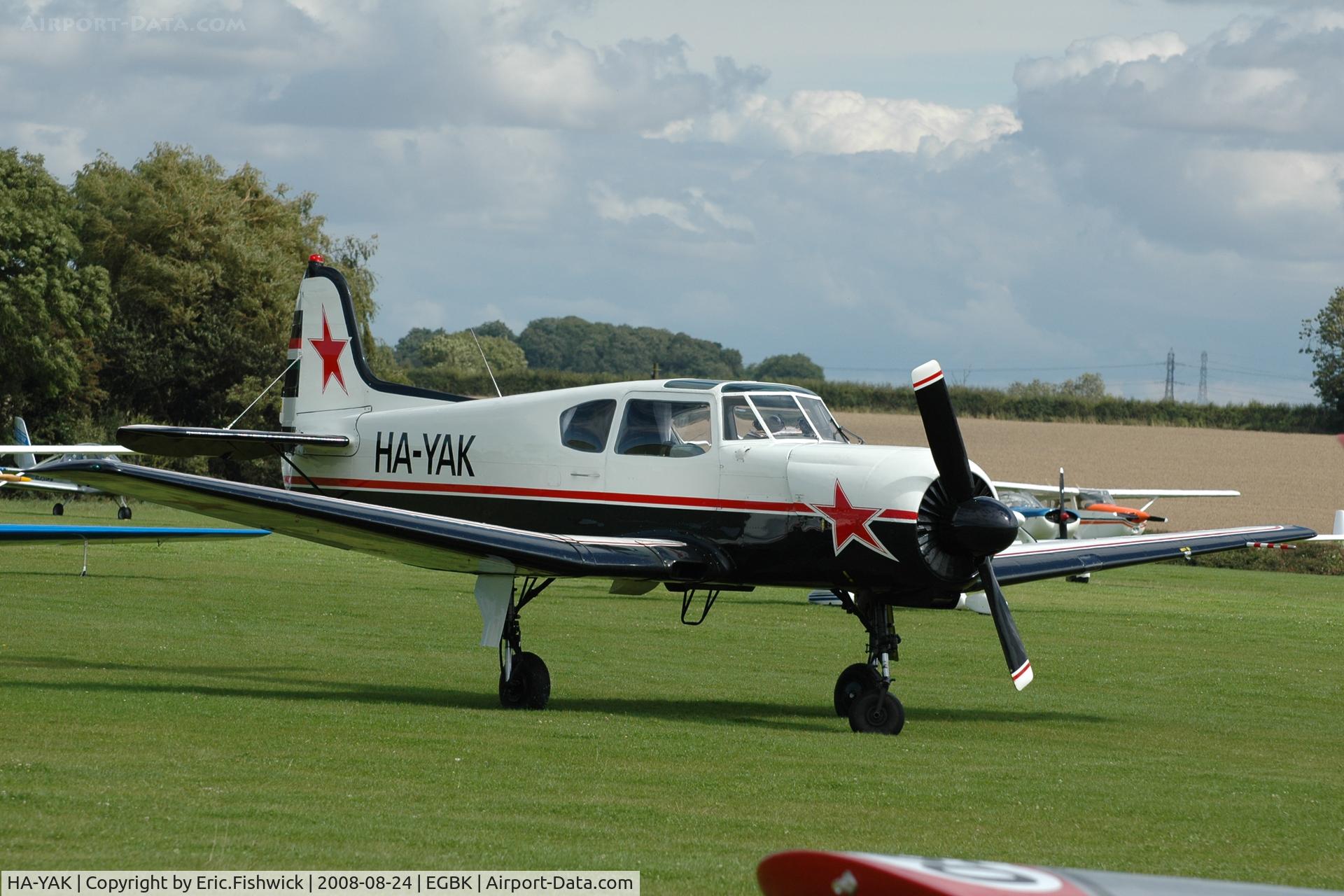 HA-YAK, Yakovlev Yak-18T C/N 22202044785, 3. HA-YAK at the Sywell Airshow 24 Aug 2008