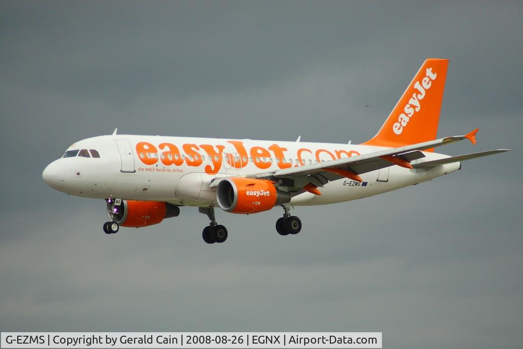 G-EZMS, 2004 Airbus A319-111 C/N 2378, ARRIVE 23  EMA