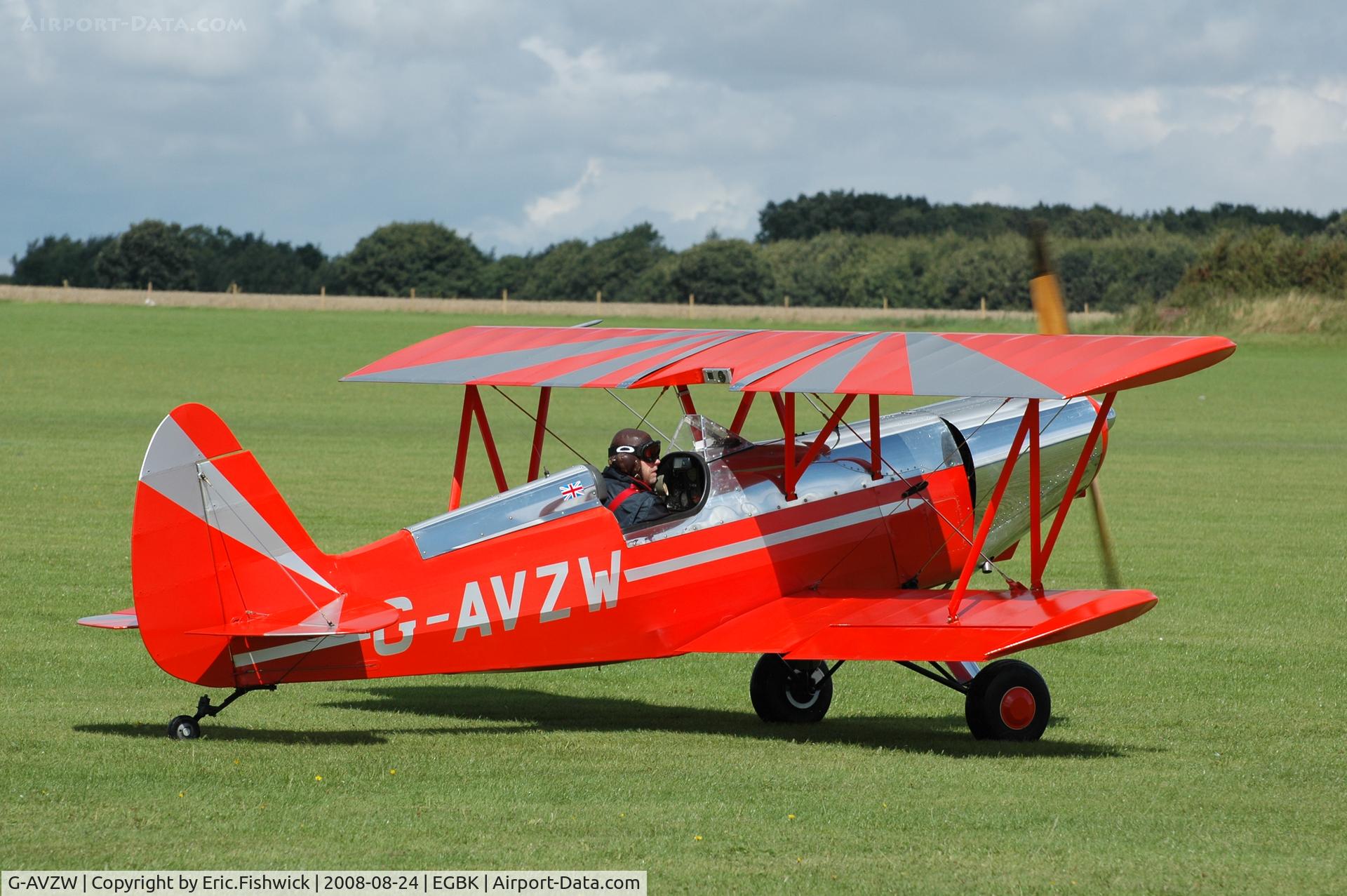 G-AVZW, 1973 EAA Biplane Model P-1 C/N PFA 1314, 2. G-AVZW at the Sywell Airshow 24 Aug 2008