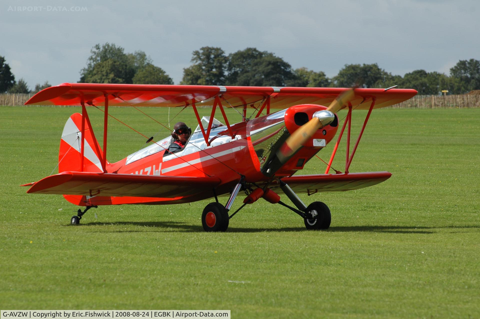 G-AVZW, 1973 EAA Biplane Model P-1 C/N PFA 1314, 3. G-AVZW at the Sywell Airshow 24 Aug 2008