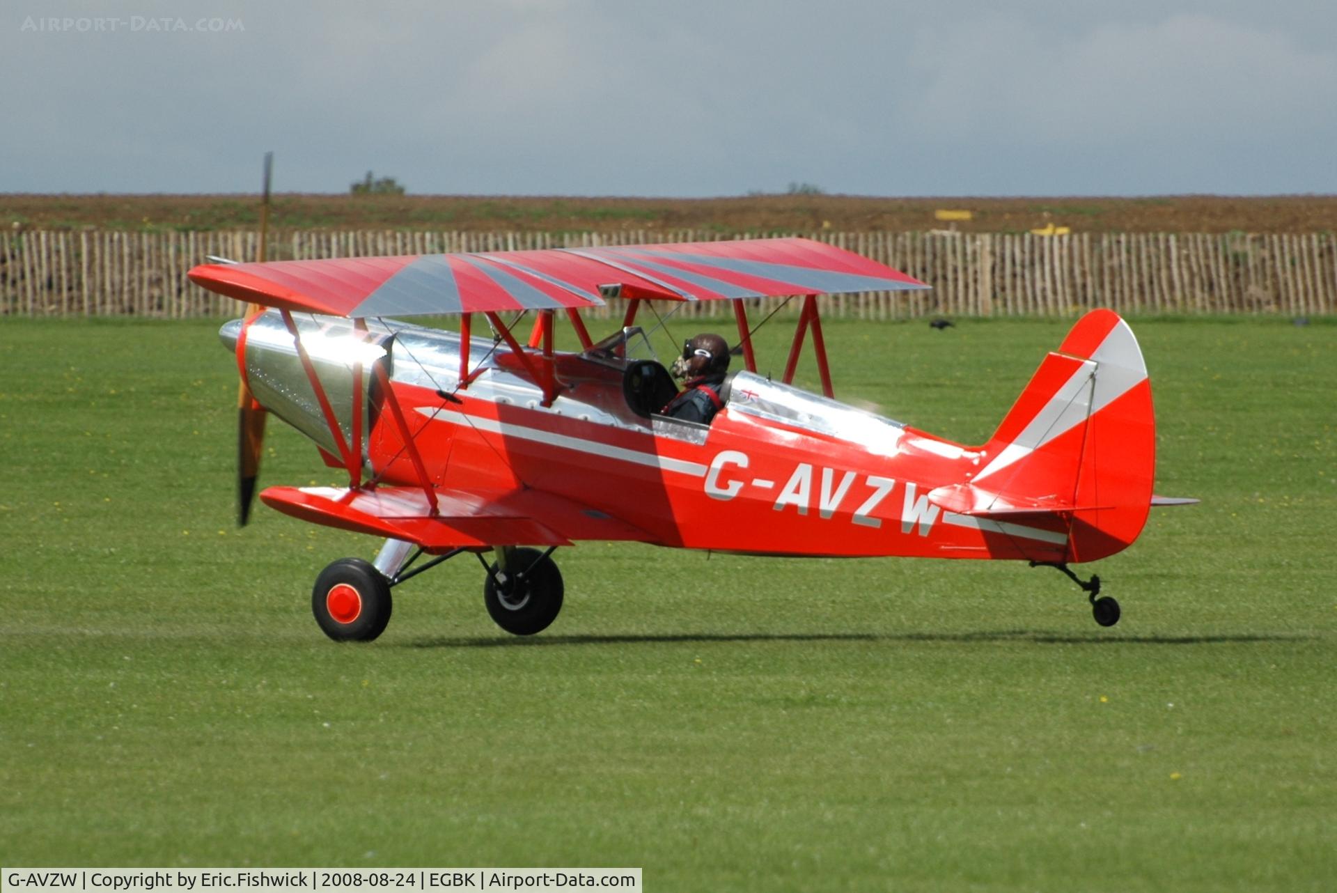 G-AVZW, 1973 EAA Biplane Model P-1 C/N PFA 1314, 1. G-AVZW at the Sywell Airshow 24 Aug 2008