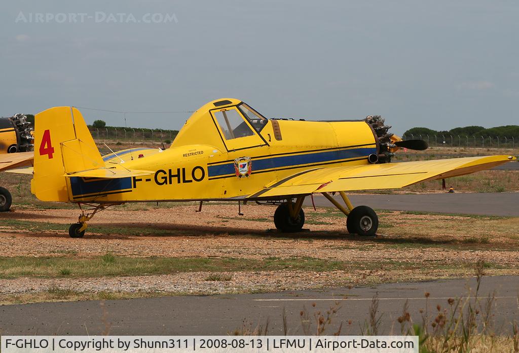 F-GHLO, Ayres S2R Thrush Commander C/N 1920R, Parked here for Securite Civile use during summer