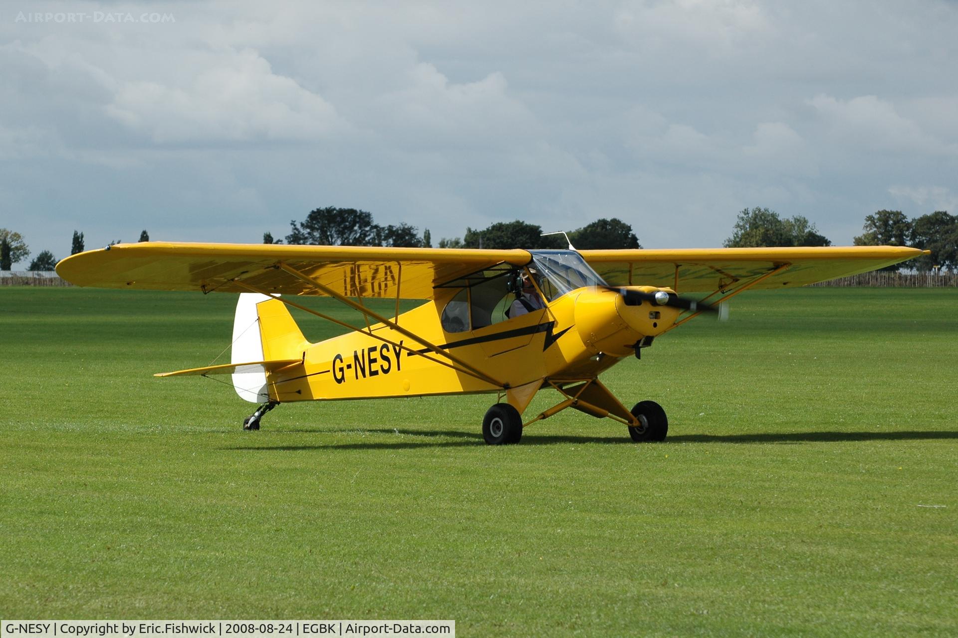G-NESY, 1960 Piper PA-18 Super Cub C/N 18-7482, 3. G-NESY at the Sywell Airshow 24 Aug 2008