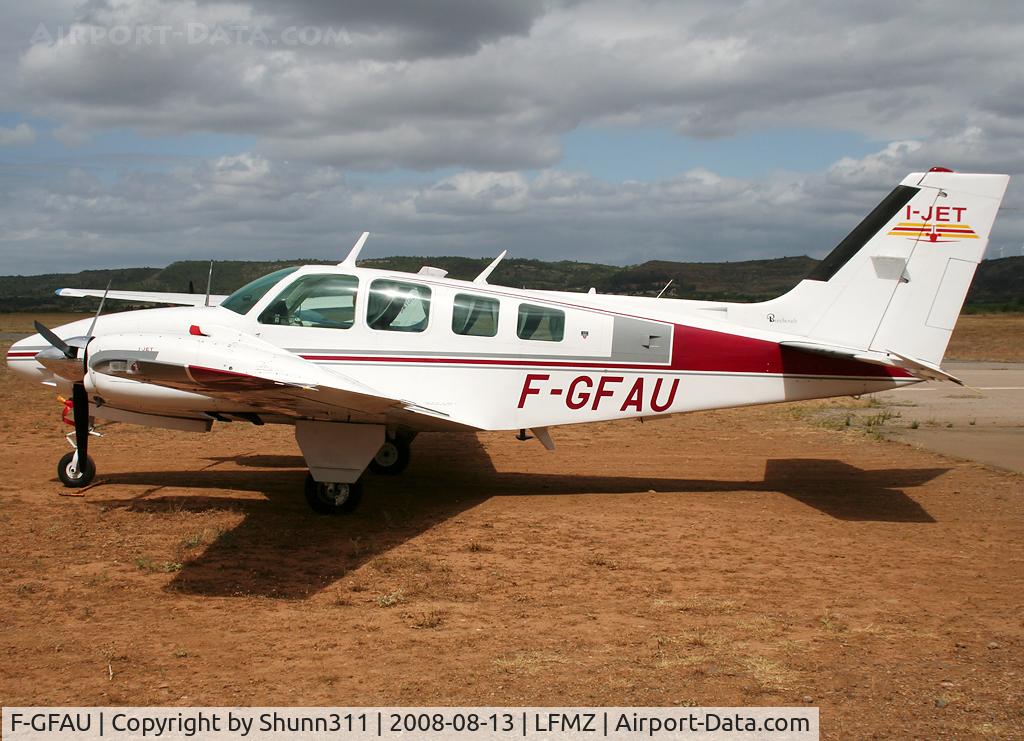 F-GFAU, Beech 58 Baron C/N TH-1281, Parked here...