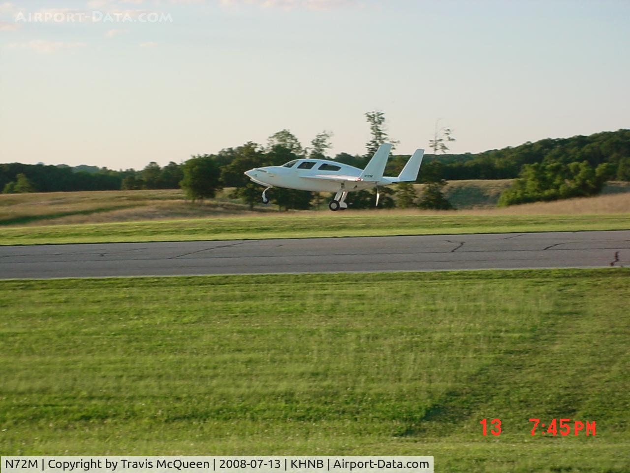 N72M, 2003 Velocity Velocity 173 Elite RG C/N DMO287MTA, Velocity N72M in air on RWY 27 departure