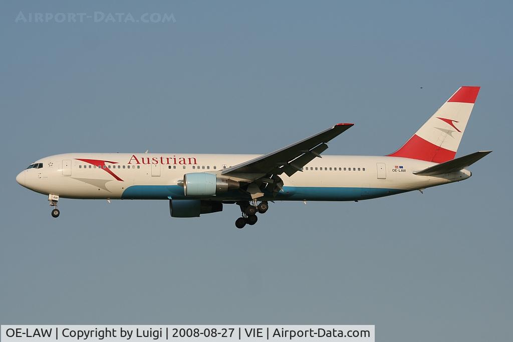 OE-LAW, 1992 Boeing 767-3Z9/ER C/N 26417, Austrian