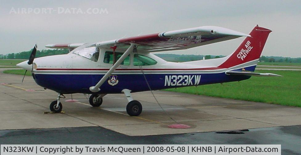 N323KW, 1985 Cessna 182R Skylane C/N 18268480, CAP plane on ramp at KHNB