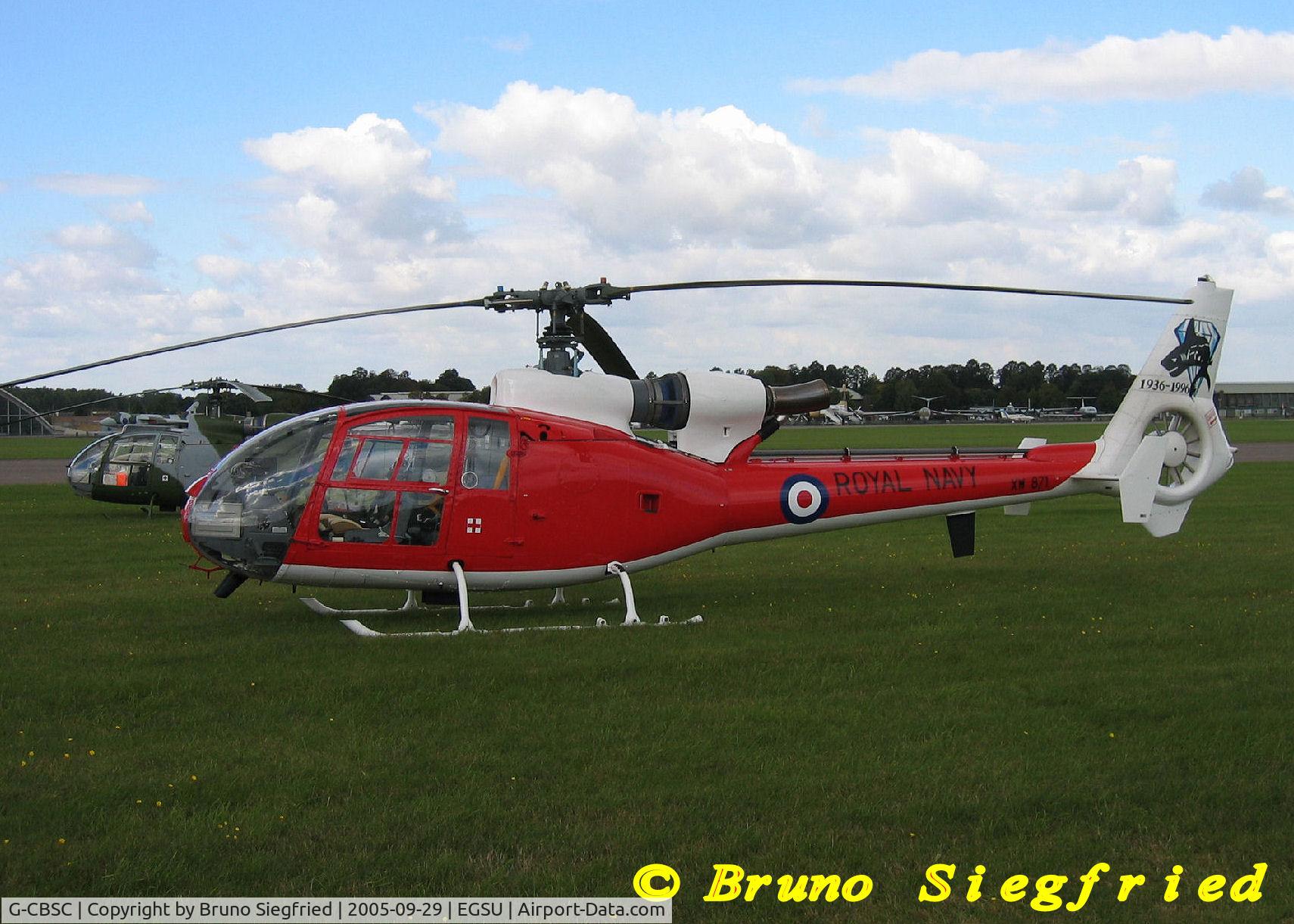 G-CBSC, 1973 Westland SA-341C Gazelle HT2 C/N WA1148, Duxford Helitech