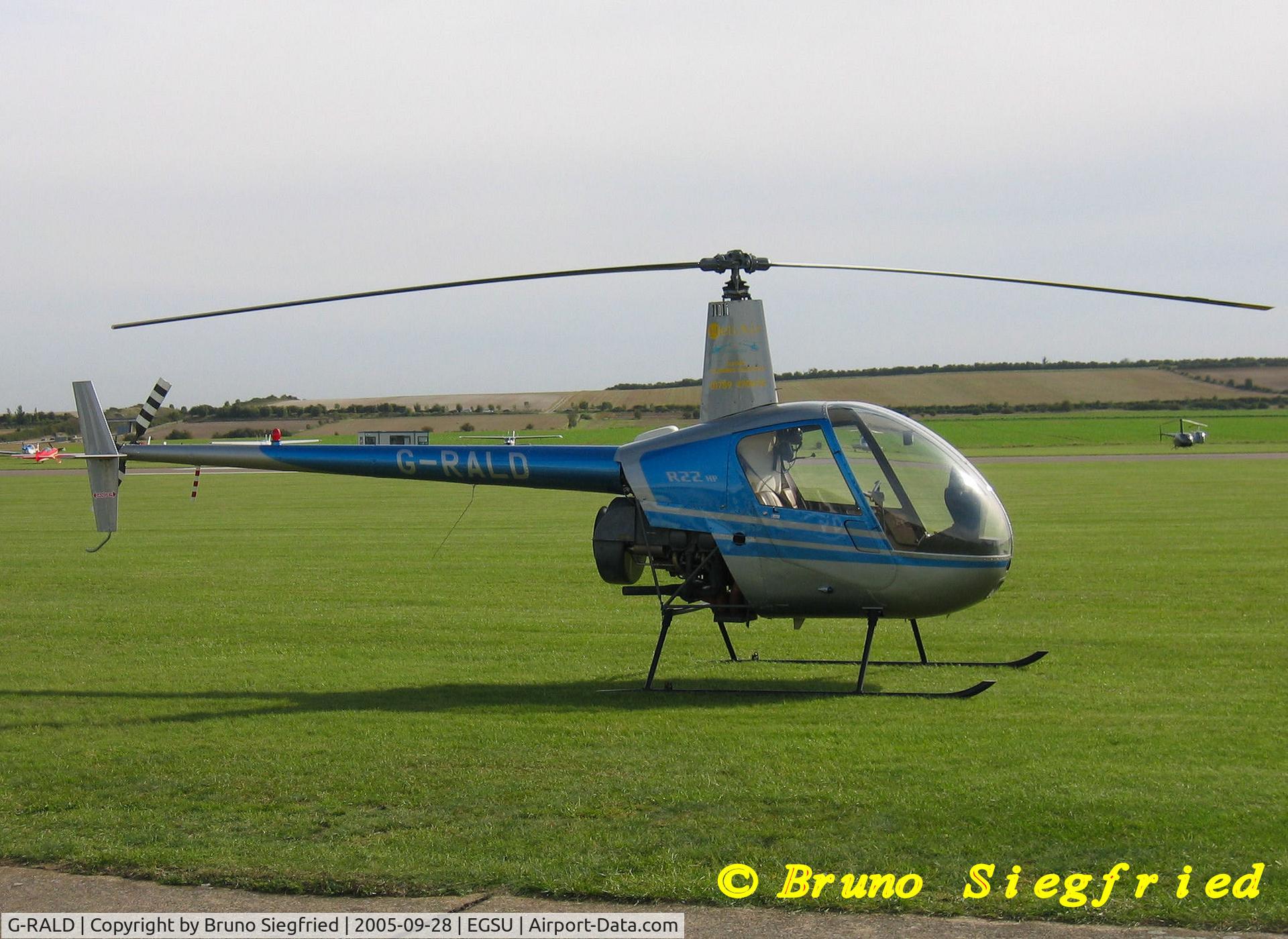 G-RALD, 1981 Robinson R22 C/N 0218, Duxford Helitech