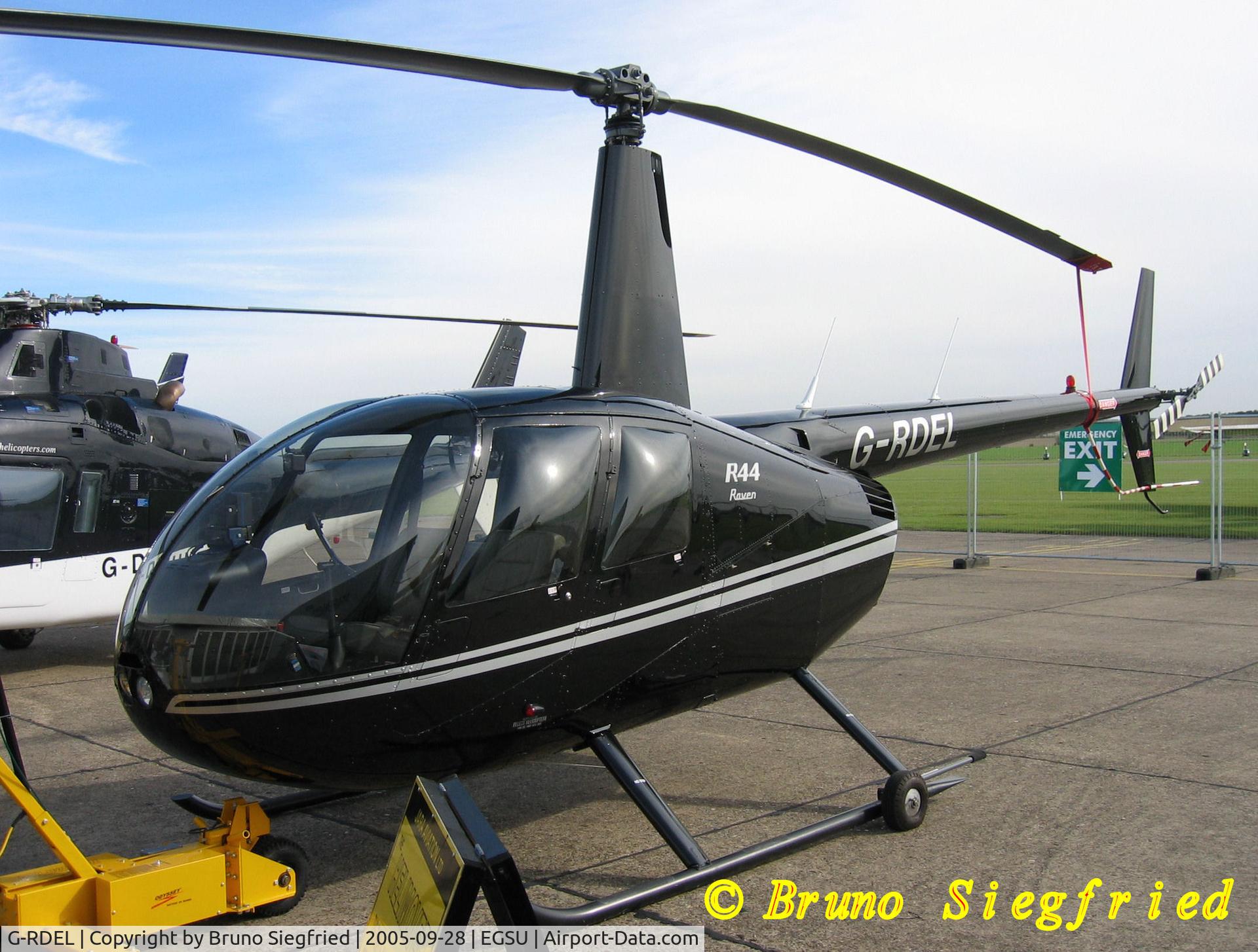 G-RDEL, 2001 Robinson R44 Raven C/N 1071, Duxford Helitech