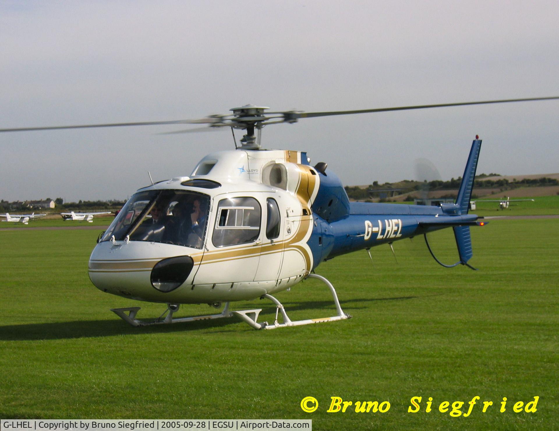 G-LHEL, 1990 Aerospatiale AS-355F-2 Ecureuil 2 C/N 5462, Duxford Helitech