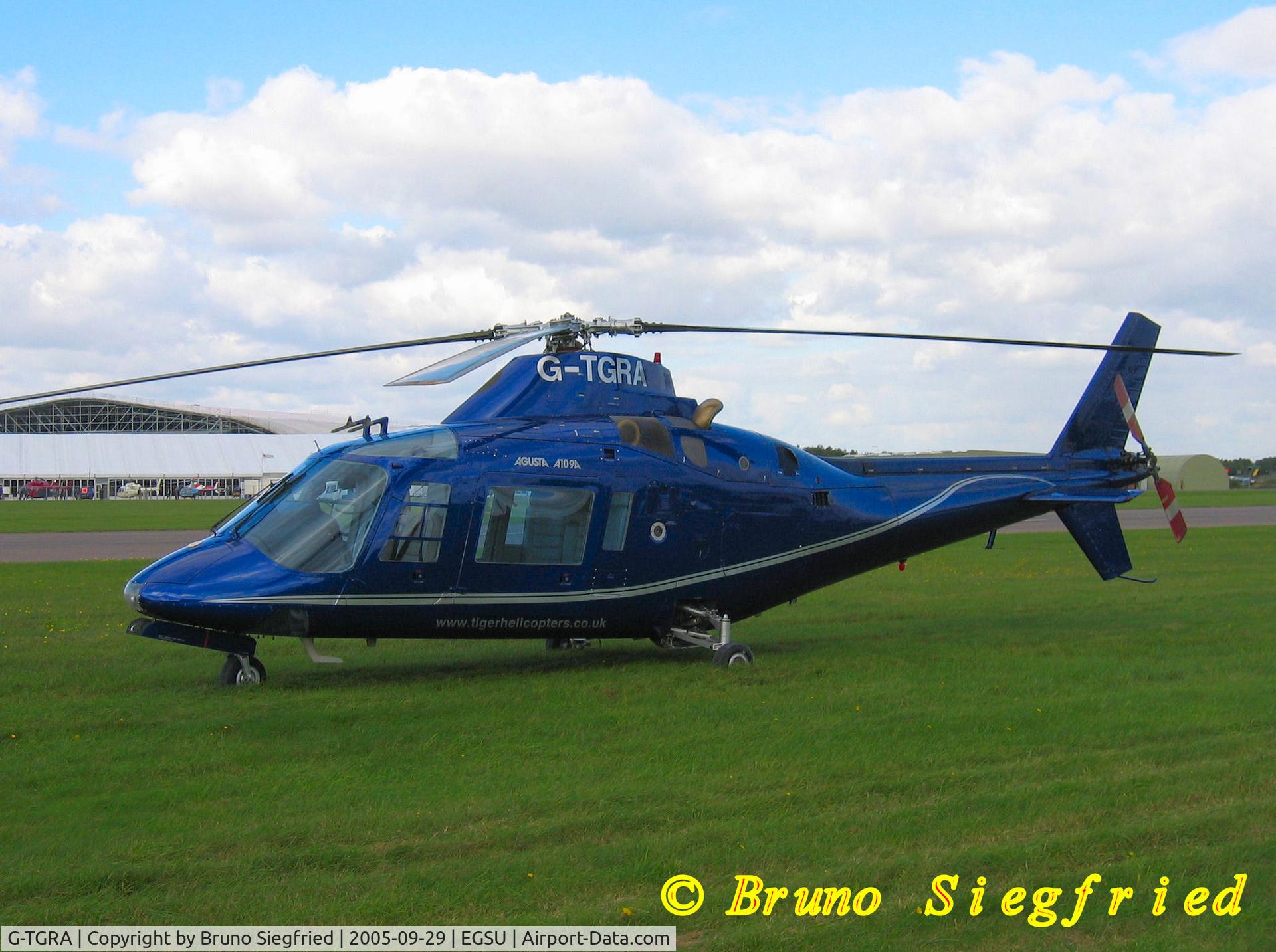 G-TGRA, 1982 Agusta A-109A Hirundo C/N 7201, Duxford Helitech