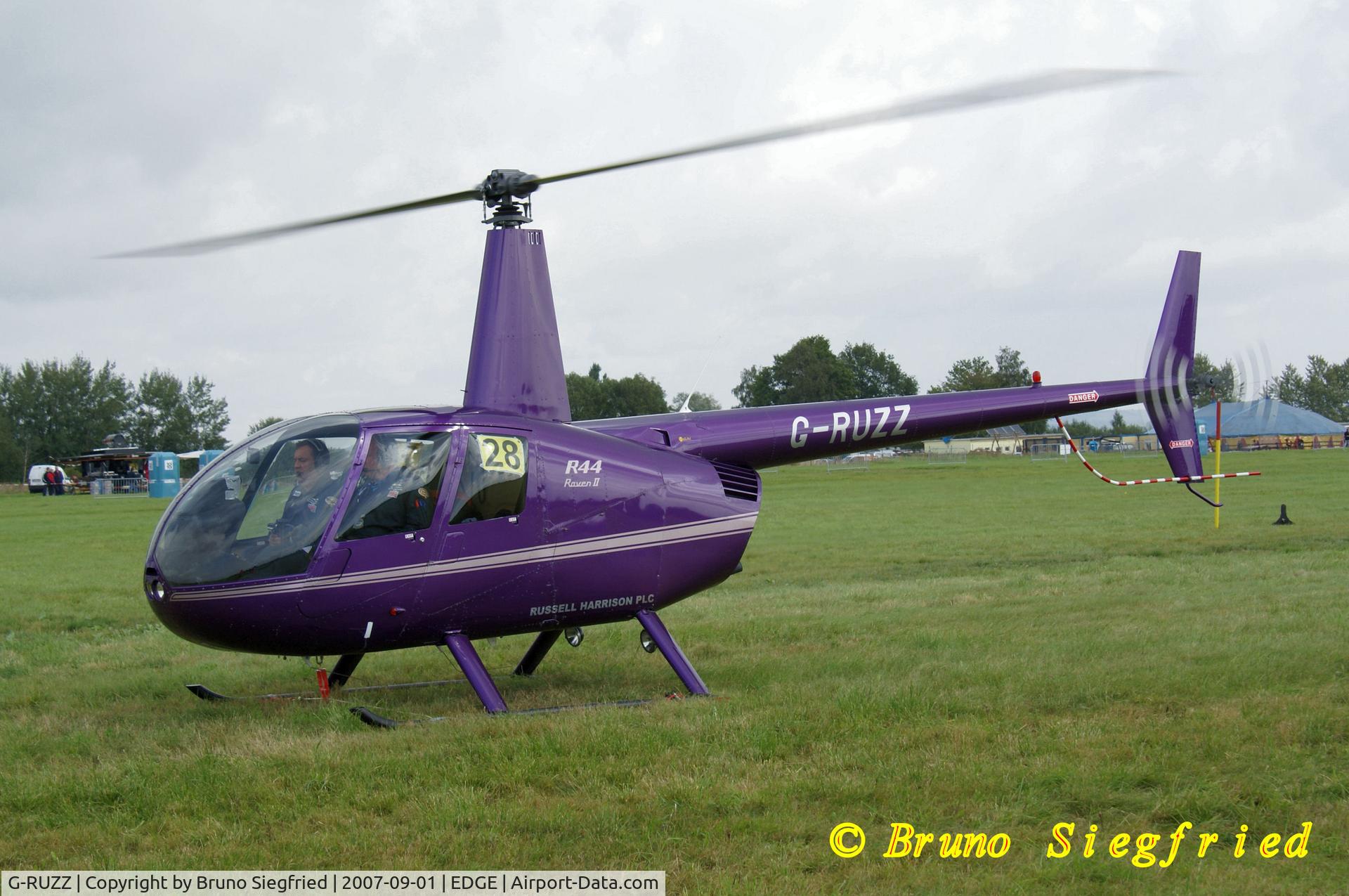 G-RUZZ, 2003 Robinson R44 Raven II C/N 10082, Eisenach Kindel Airport