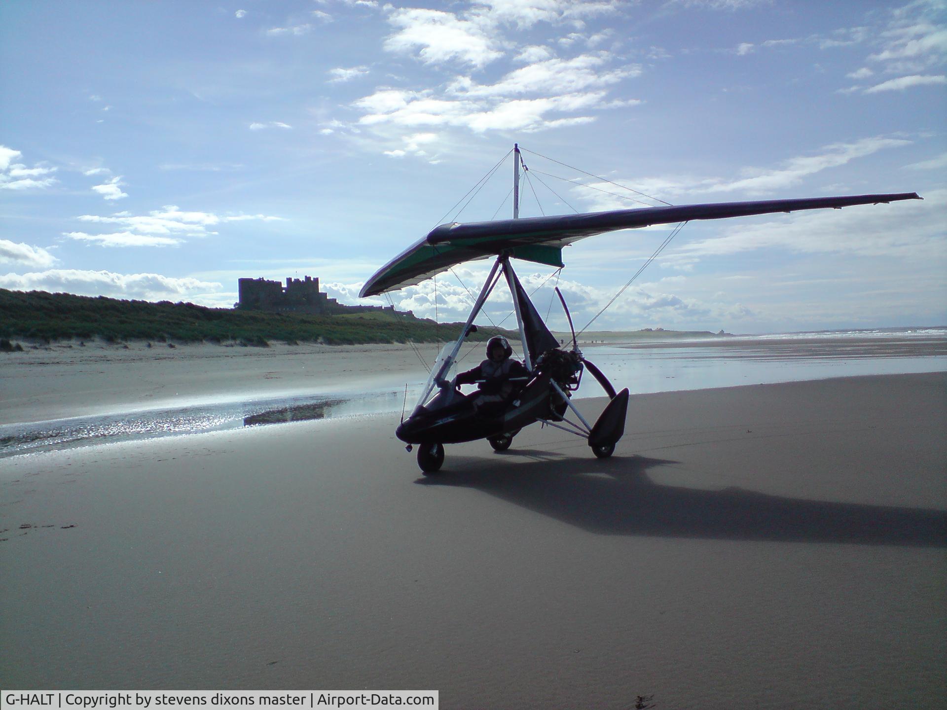 G-HALT, 2004 Mainair Pegasus Quik C/N 8063, on the beach