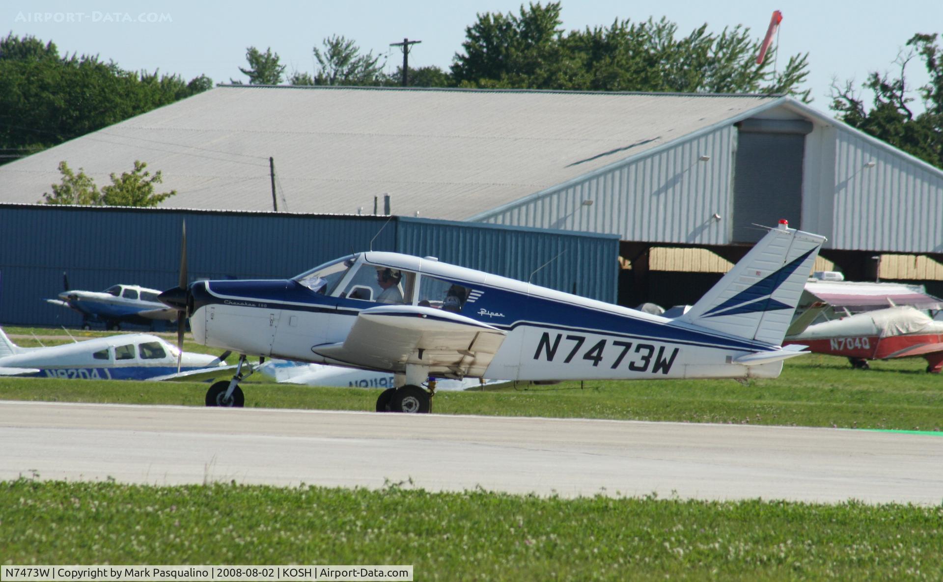 N7473W, 1963 Piper PA-28-180 C/N 28-1378, Piper PA-28-180