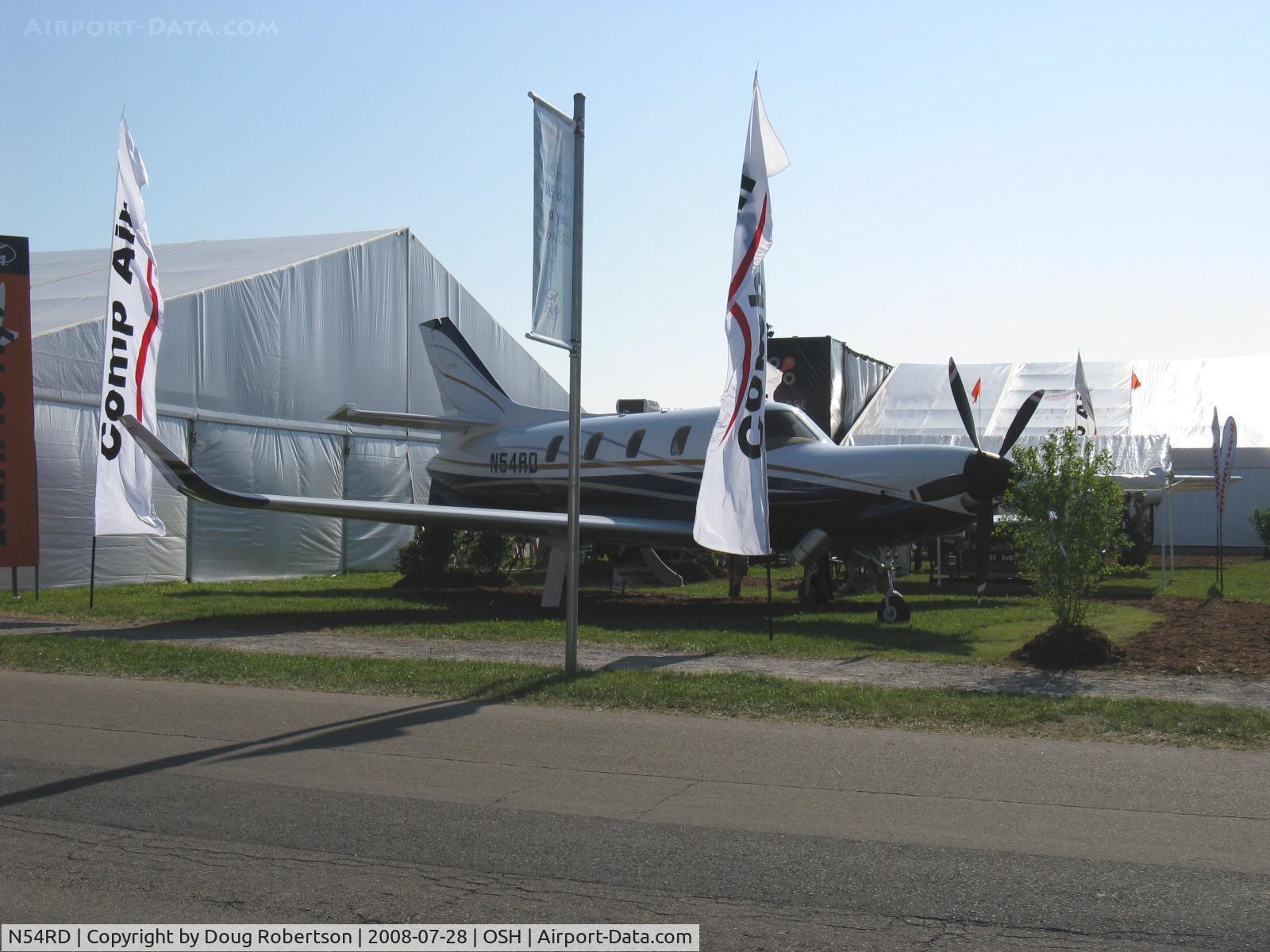 N54RD, 2007 Comp Air CA 12 C/N 701A4412, 2007 X Twelve AEROCOMP COMP AIR CA 12, one Honeywell TPE-331-14GR Turboprop 1,960 shp