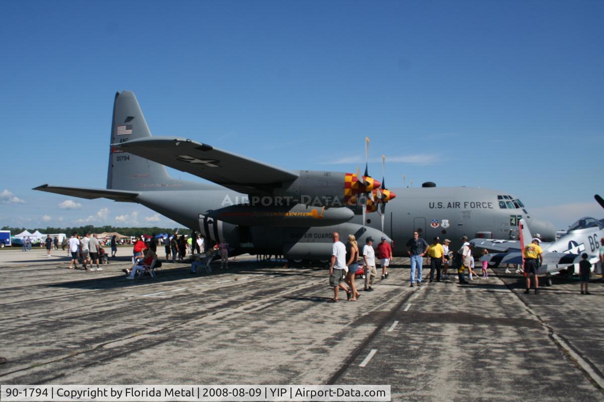 90-1794, 1990 Lockheed C-130H Hercules C/N 382-5247, Lockheed C-130 Hercules of Ohio National Guard