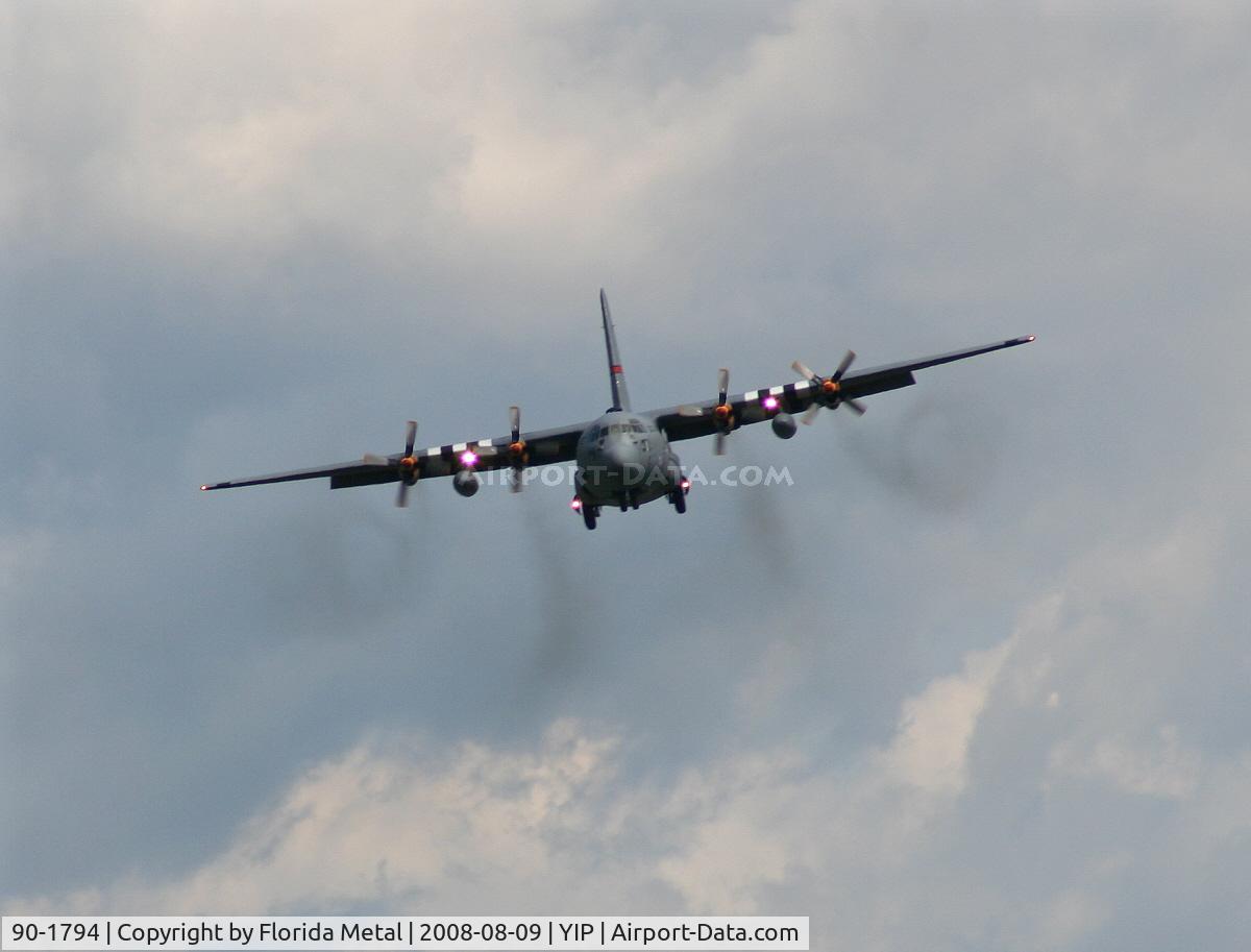 90-1794, 1990 Lockheed C-130H Hercules C/N 382-5247, Lockheed C-130 Hercules of Ohio National Guard