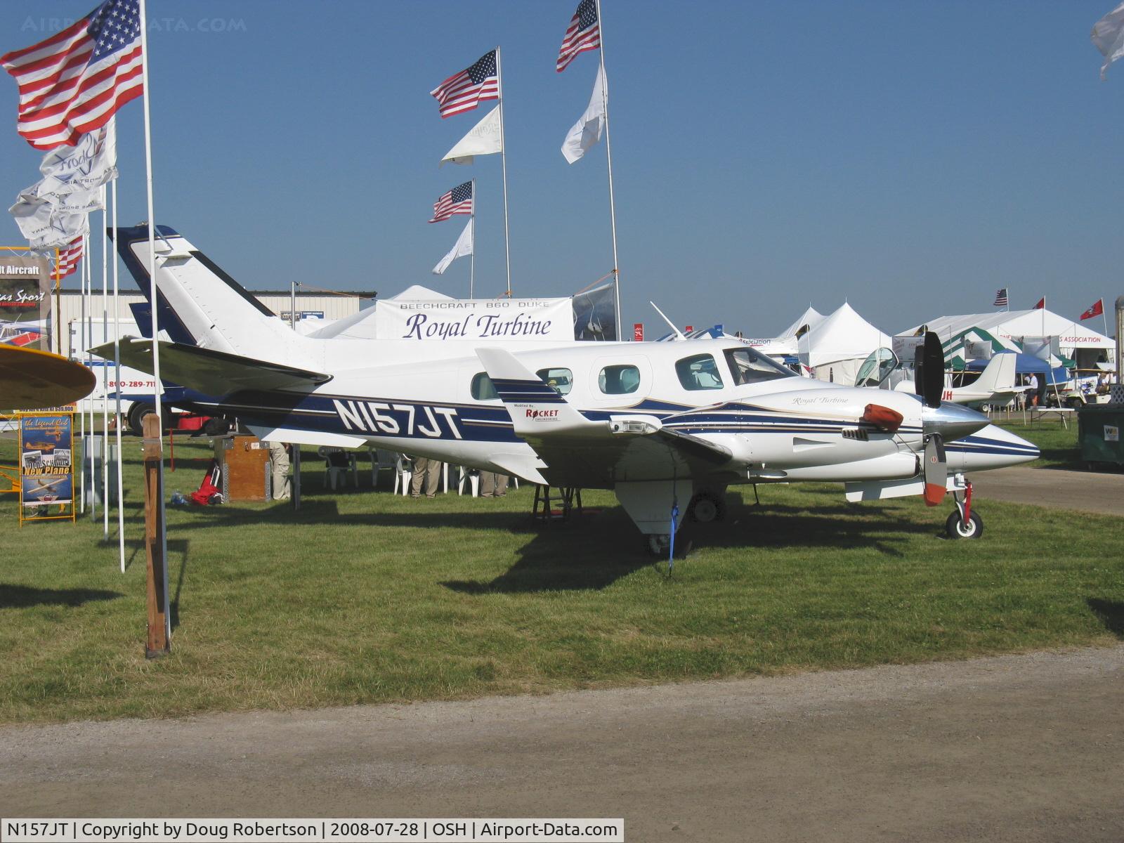 N157JT, 1982 Beech B-60 Duke C/N P-589, 1982 Beech B-60 DUKE, two P&W (C) PT6A-35s big upgrade, winglets mod