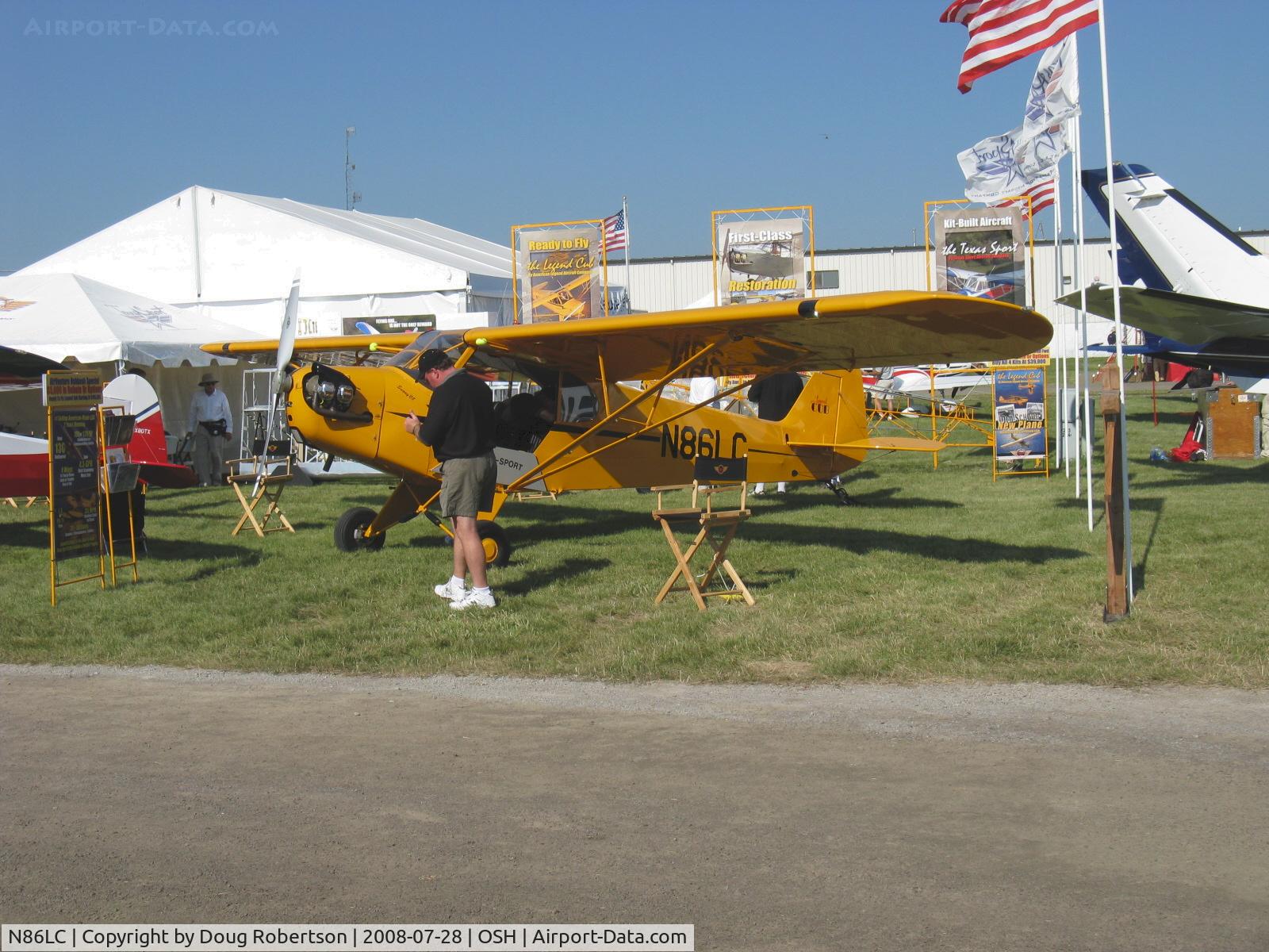 N86LC, 2008 American Legend AL3 C/N AL-1128, American Legend Aircraft  American Legend AL3C-100 open cowl CUB, Continental O-200 100 Hp, exposed cylinders S-LSA