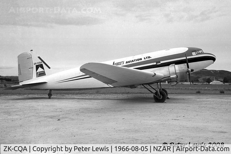 ZK-CQA, Douglas DC-3 C/N 26030, James Aviation Ltd., Hamilton