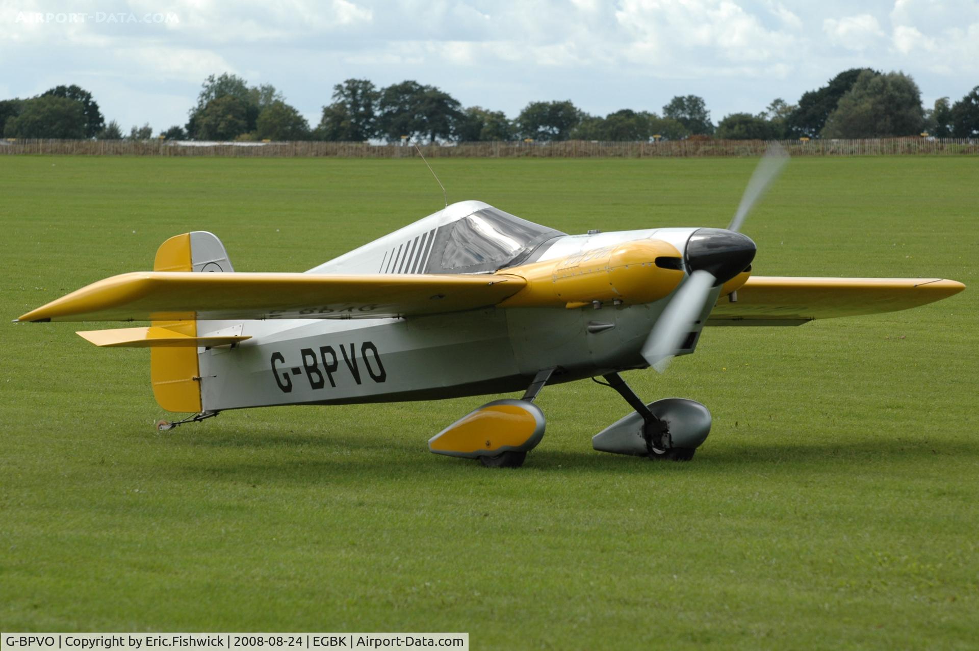 G-BPVO, 1973 Cassutt IIIM Racer C/N DG1, 3. G-BPVO at the Sywell Airshow 24 Aug 2008