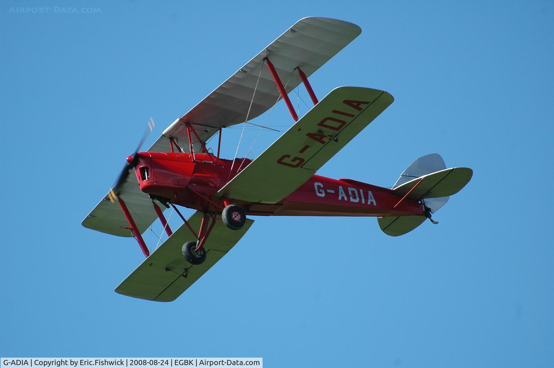 G-ADIA, 1935 De Havilland DH-82A Tiger Moth II C/N 3368, 44. G-ADIA at the Sywell Airshow 24 Aug 2008