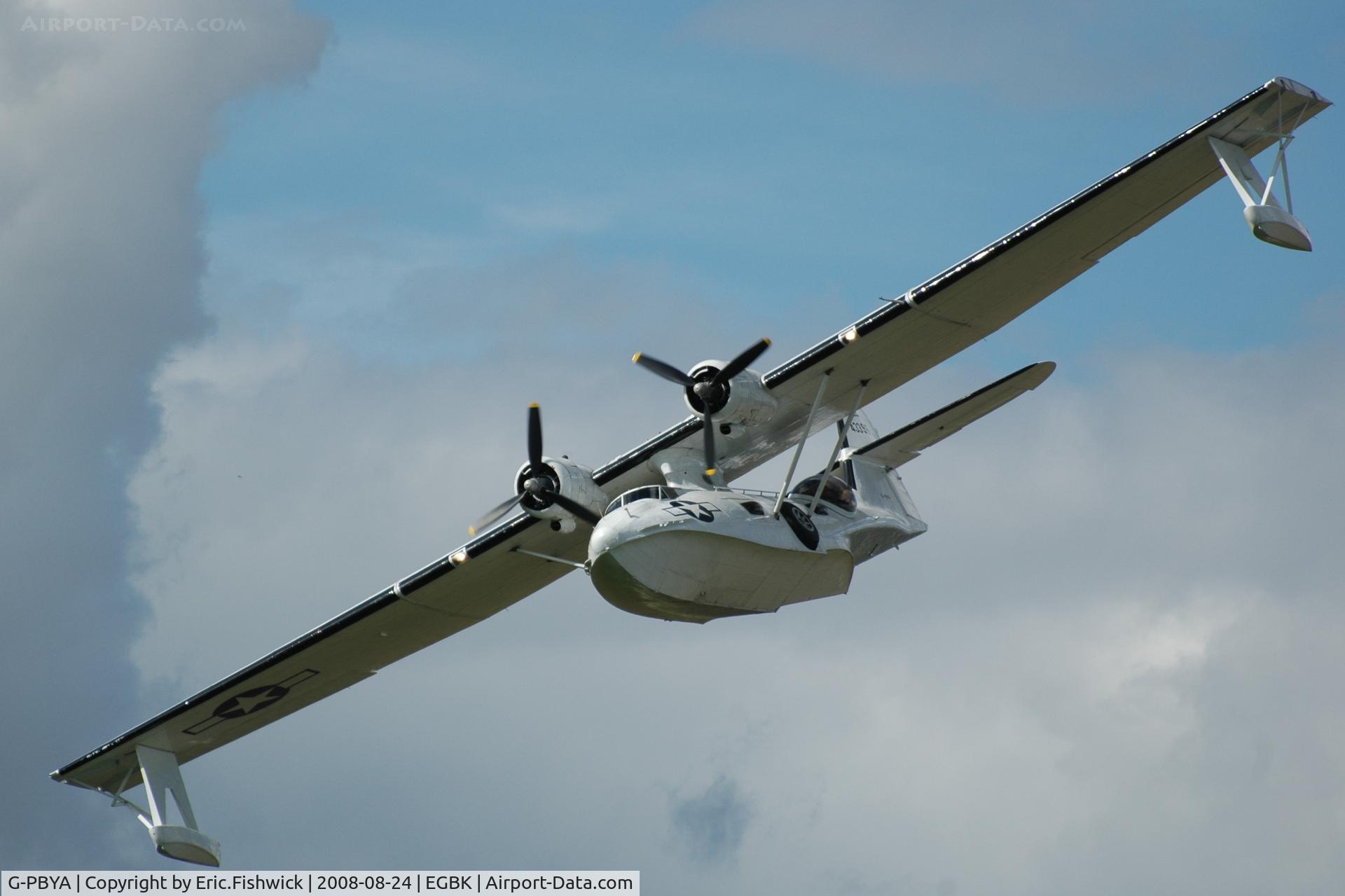 G-PBYA, 1944 Consolidated (Canadian Vickers) PBV-1A Canso A C/N CV-283, 44. 433915 at the Sywell Airshow 24 Aug 2008