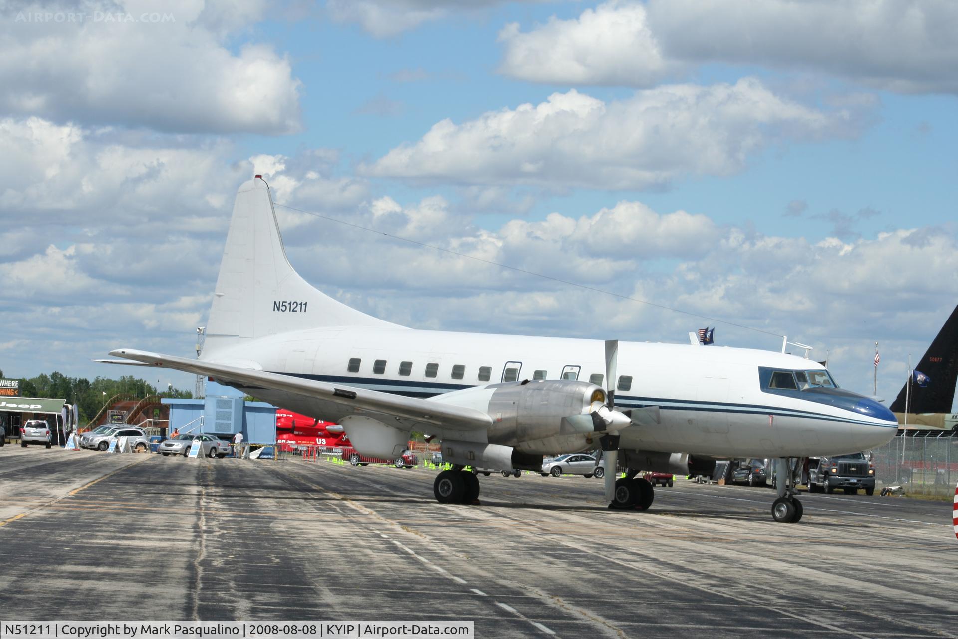 N51211, 1959 Convair 440 Metropolitan C/N 489, Convair 580