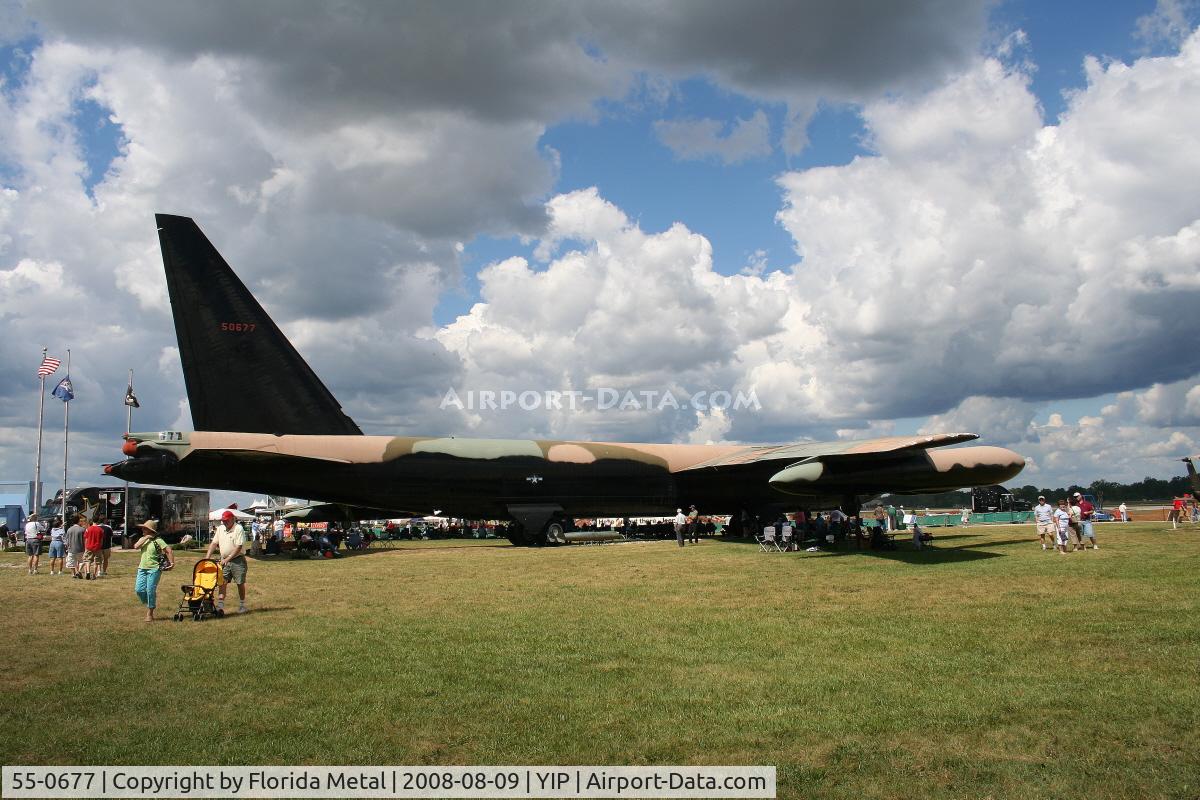 55-0677, 1955 Boeing B-52D Stratofortress C/N 464024, B-52 at Yankee Air Force Museum