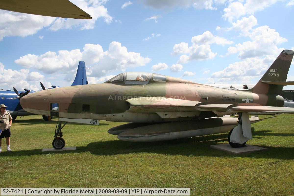 52-7421, 1955 Republic RF-84F Thunderflash C/N 52-7346, RF-84F Thunderflash