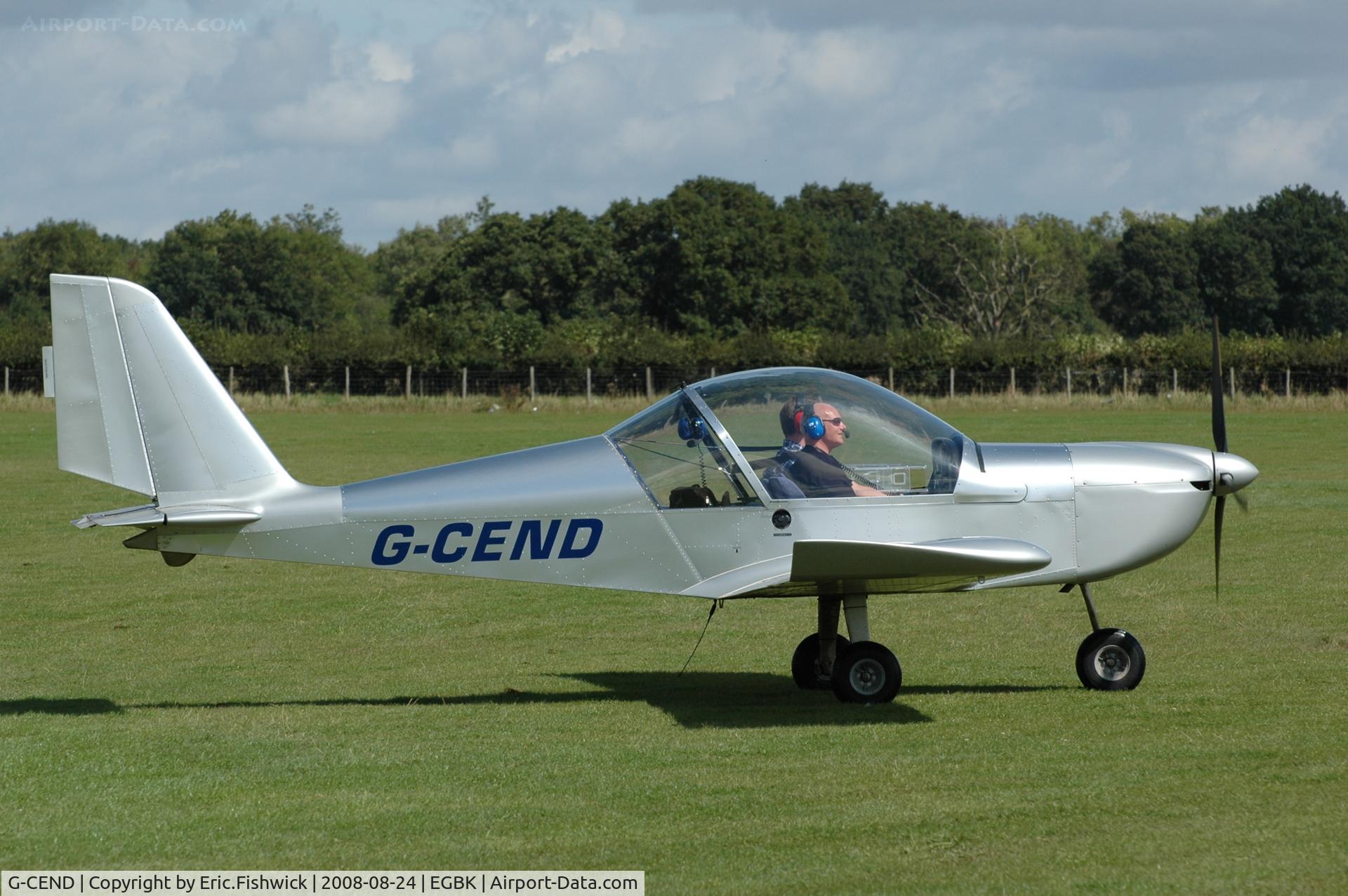 G-CEND, 2007 Cosmik EV-97 TeamEurostar UK C/N 2916, 2. G-CEND at the Sywell Airshow 24 Aug 2008