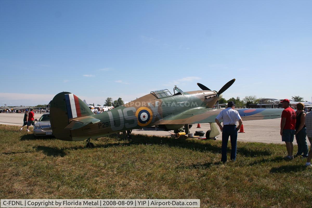 C-FDNL, 1942 Hawker (CCF) Hurricane Mk12 C/N 60372, Hawker Hurricane