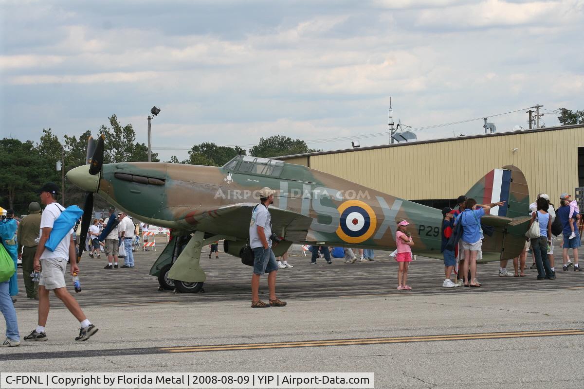 C-FDNL, 1942 Hawker (CCF) Hurricane Mk12 C/N 60372, Hawker Hurricane