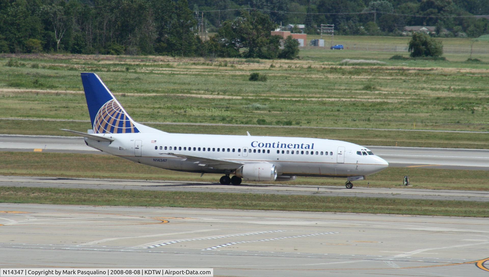 N14347, 1987 Boeing 737-3TO C/N 23585, Boeing 737-300