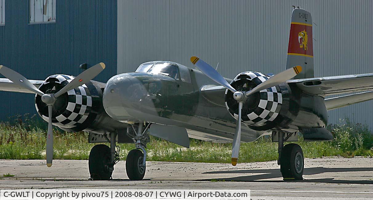 C-GWLT, 1944 Douglas A-26B Invader C/N 28057, In Winnipeg airport tarmac