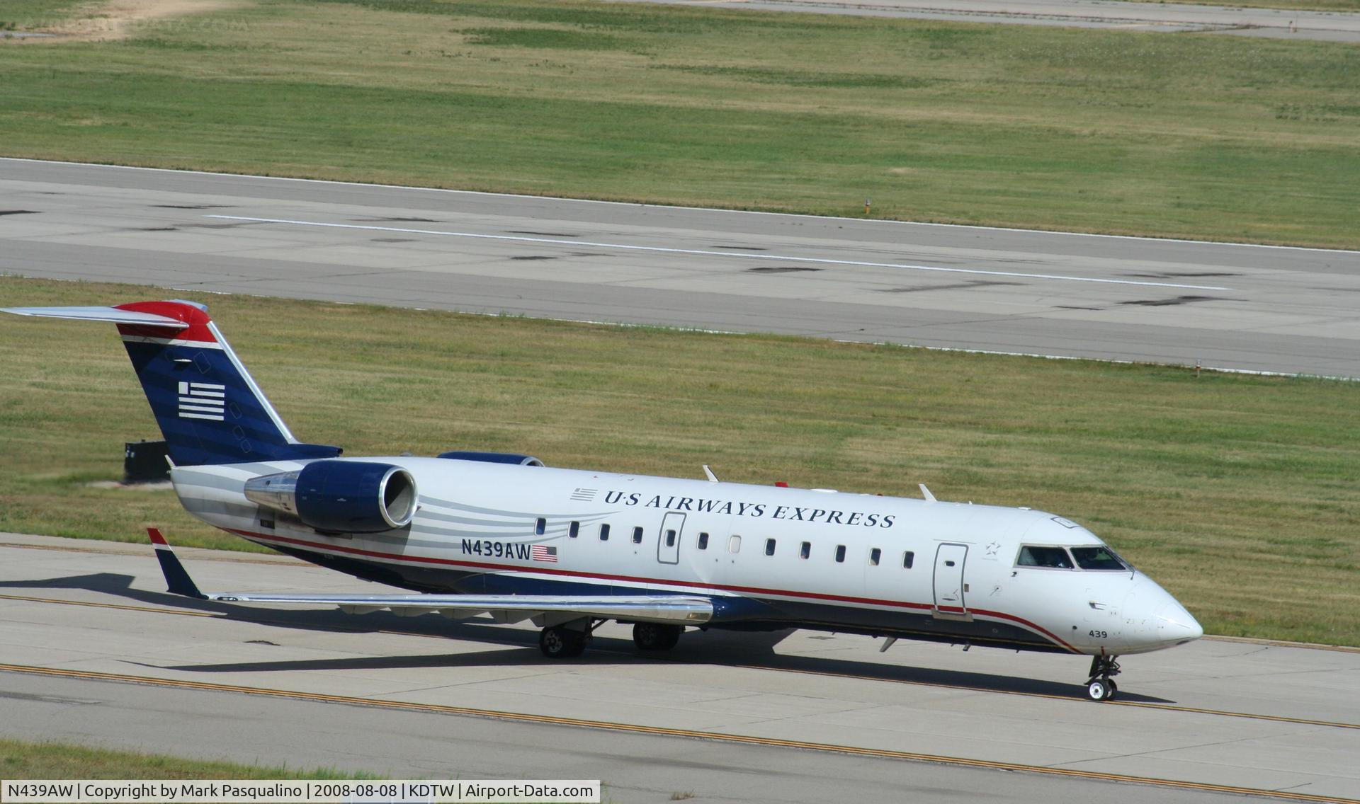 N439AW, 2003 Bombardier CRJ-200LR (CL-600-2B19) C/N 7753, CL-600-2B19