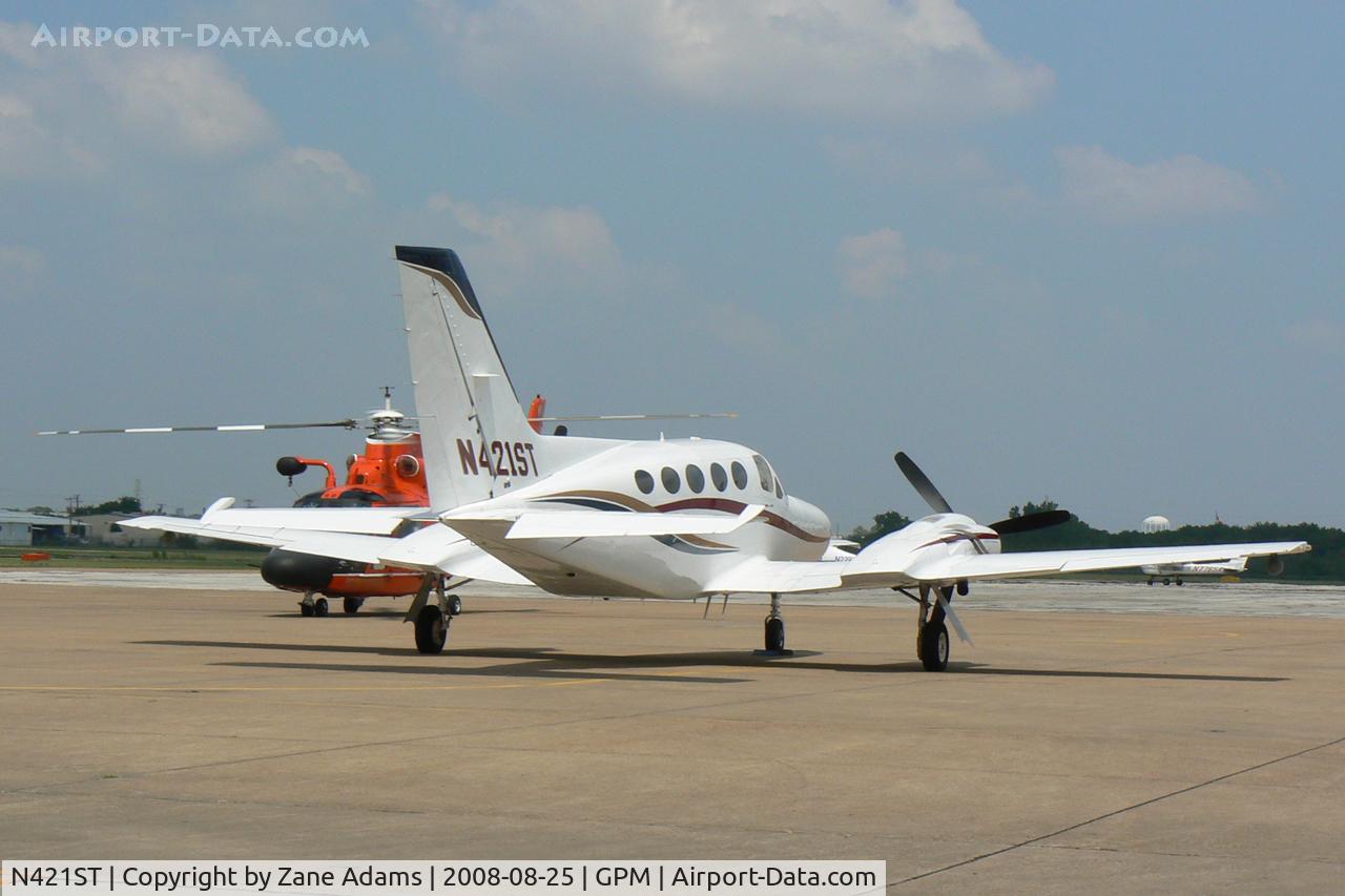 N421ST, 1976 Cessna 421C Golden Eagle C/N 421C0114, At Grand Prairie Municipal