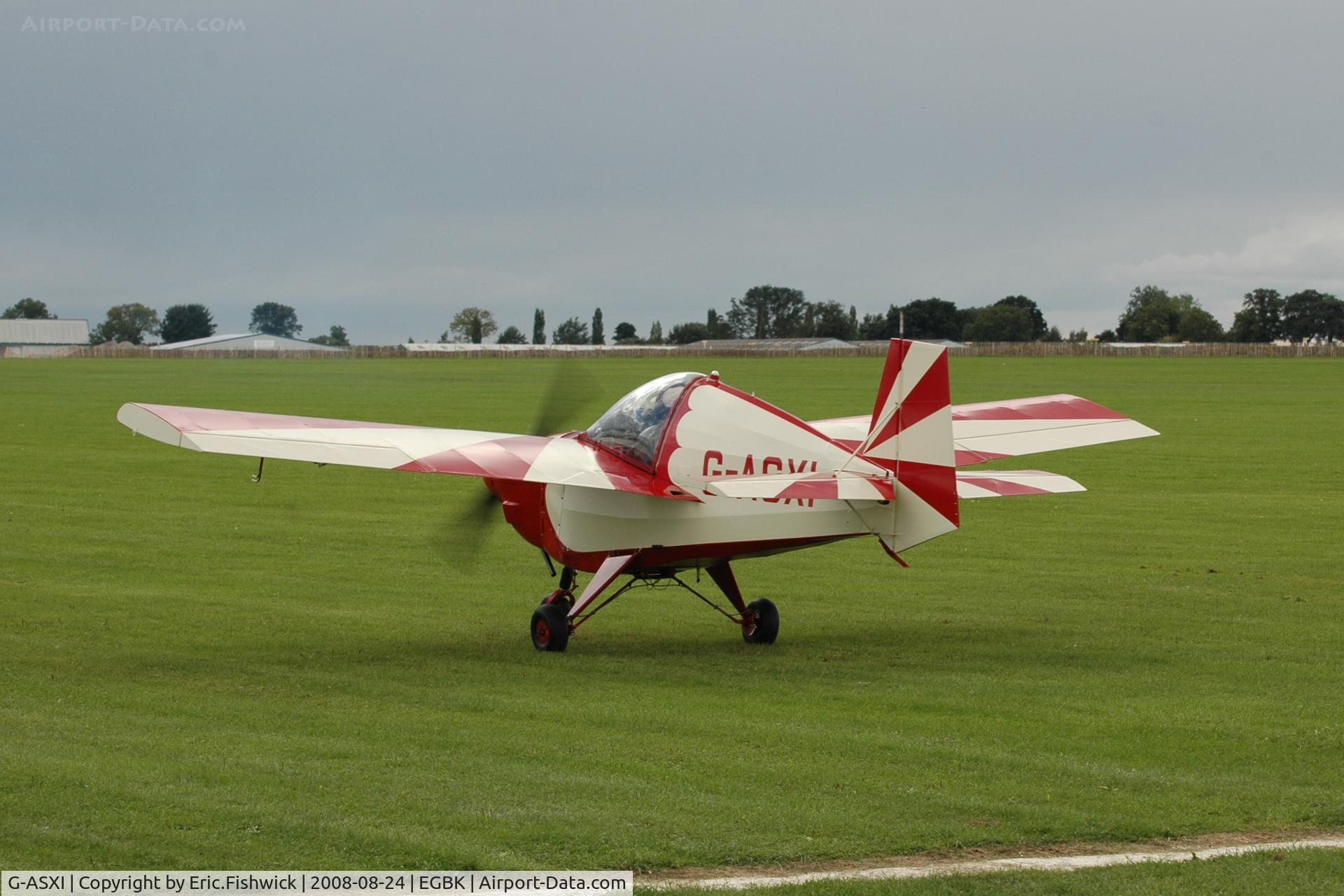 G-ASXI, 1960 Tipsy T-66 Nipper 3 C/N 56, 1. G-ASXI at the Sywell Airshow 24 Aug 2008