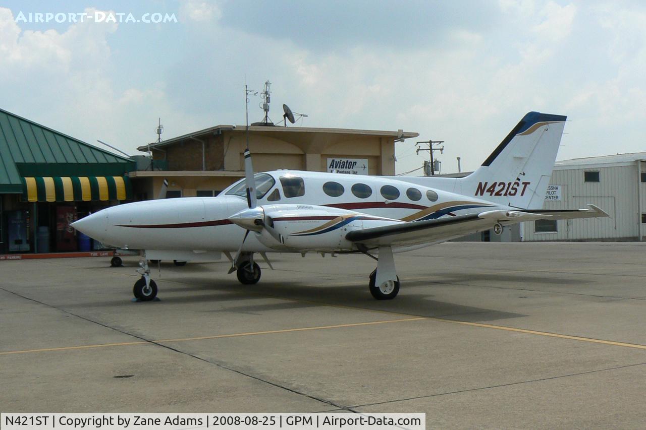 N421ST, 1976 Cessna 421C Golden Eagle C/N 421C0114, At Grand Prairie Municipal