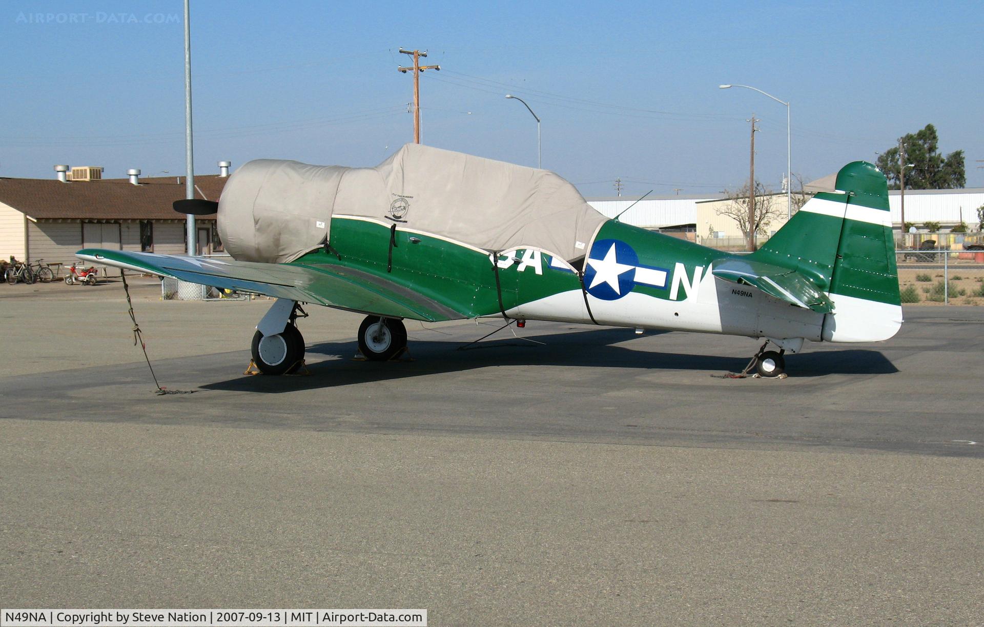 N49NA, 1949 North American T-6G Texan C/N 168-490, North American Texan 