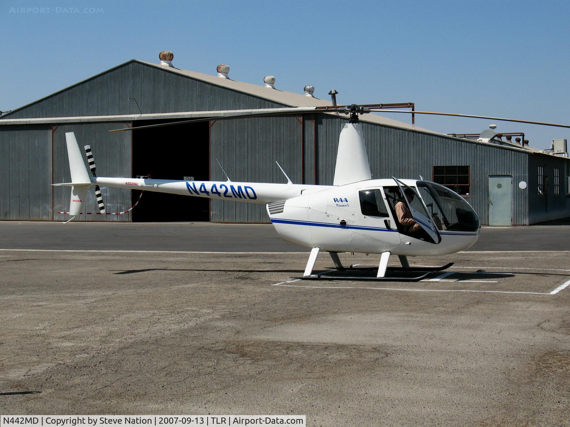 N442MD, 2007 Robinson R44 C/N 1678, Helimark 2007 Robinson Helicopter R44 @ Tulare, CA