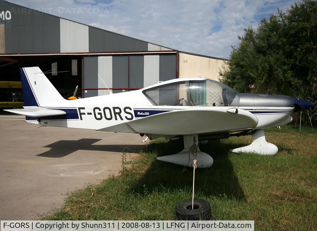 F-GORS, Robin HR-200-120B C/N 292, Waitng here after maintenance...