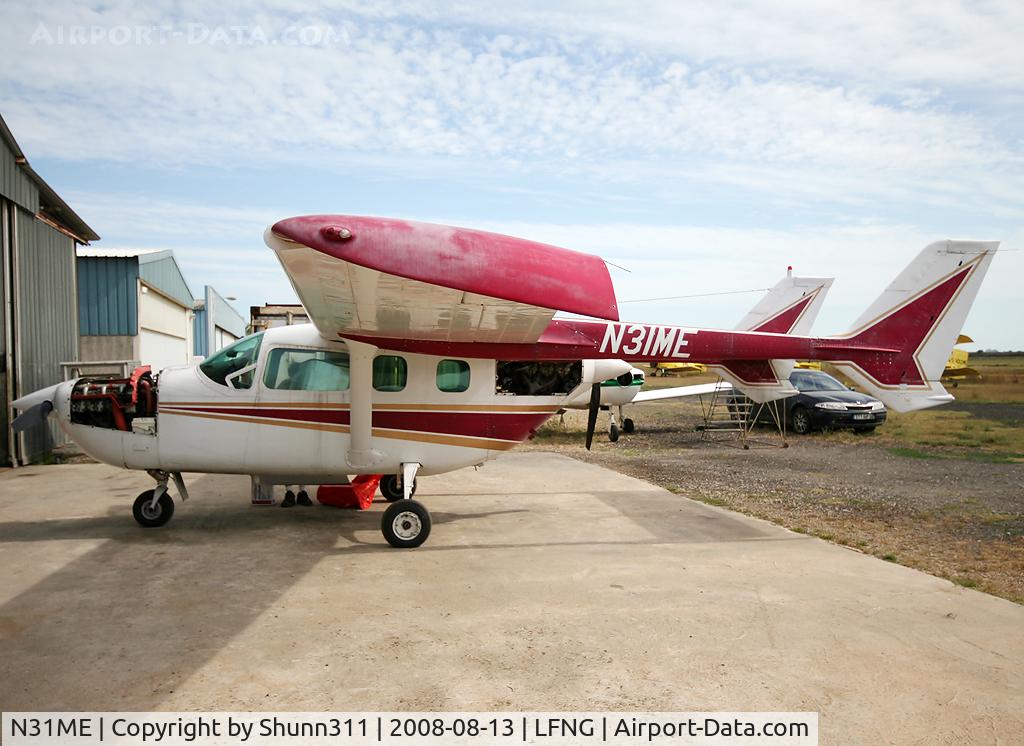 N31ME, 1973 Cessna 337G Super Skymaster C/N 33701524, On maintenance in this airfield...