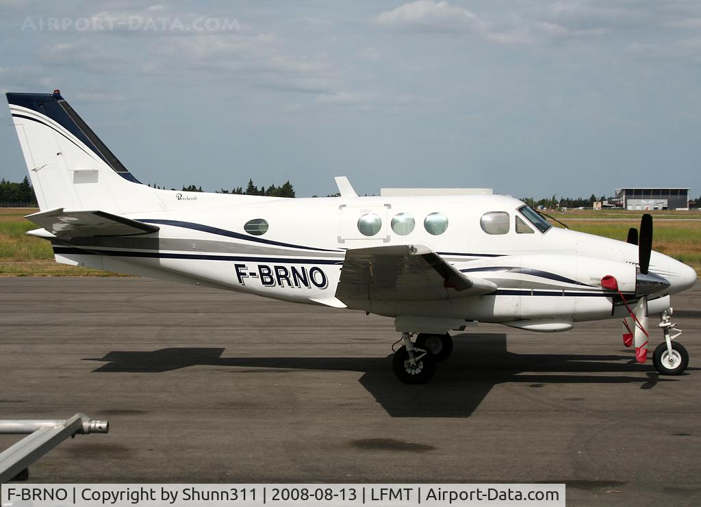 F-BRNO, 1969 Beech B90 King Air C/N LJ-482, Parked in front of Latecoere hangar...