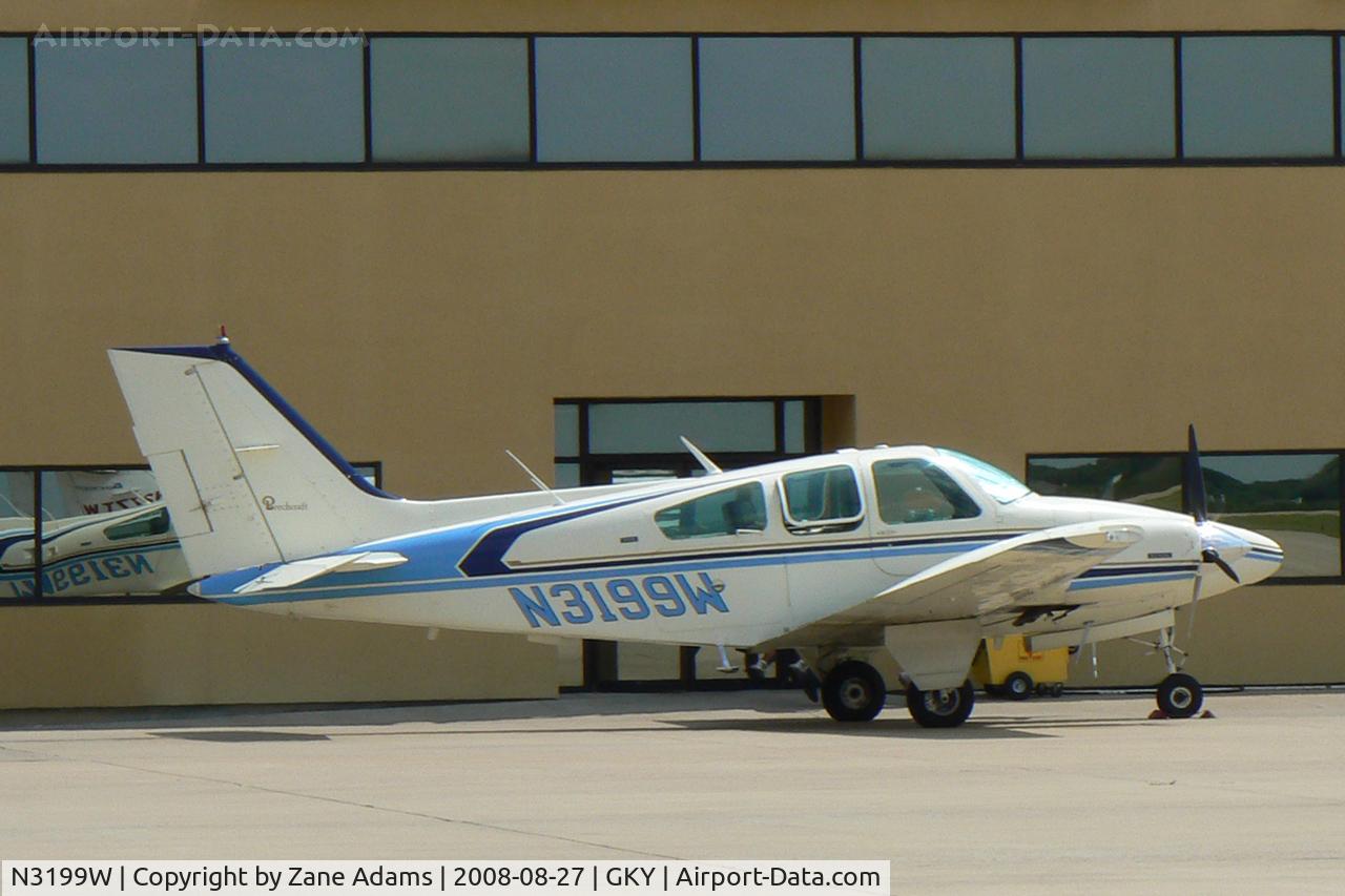 N3199W, 1974 Beech 95-B55 (T42A) Baron C/N TC-1648, At Arlington Municipal