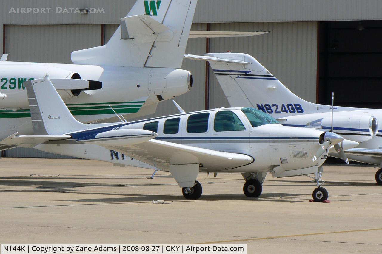 N144K, 1977 Beech A36 Bonanza 36 C/N E-947, At Arlington Municipal