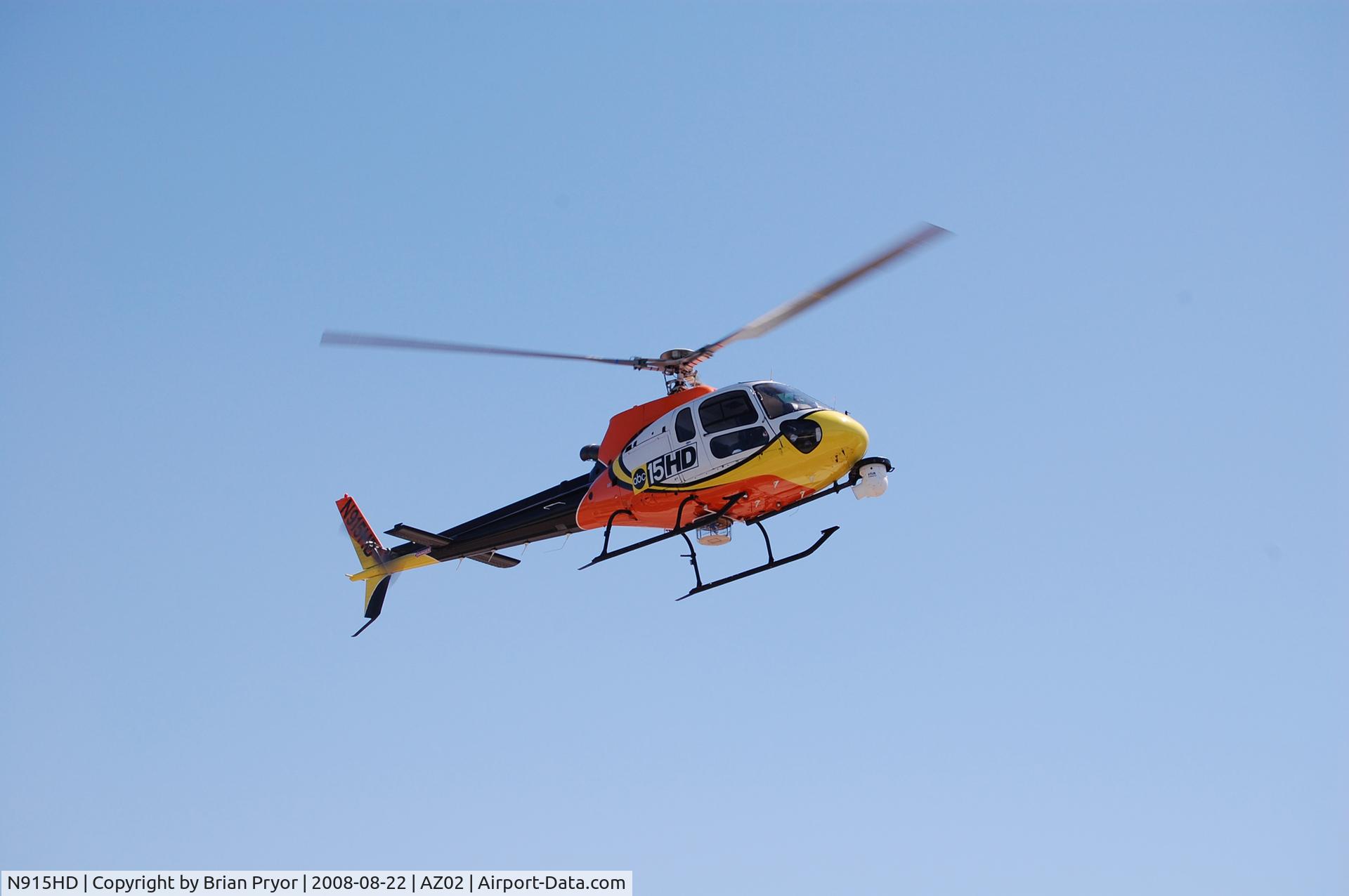 N915HD, 2002 Eurocopter AS-350B-2 Ecureuil Ecureuil C/N 3583, N915HD landing at AZ02